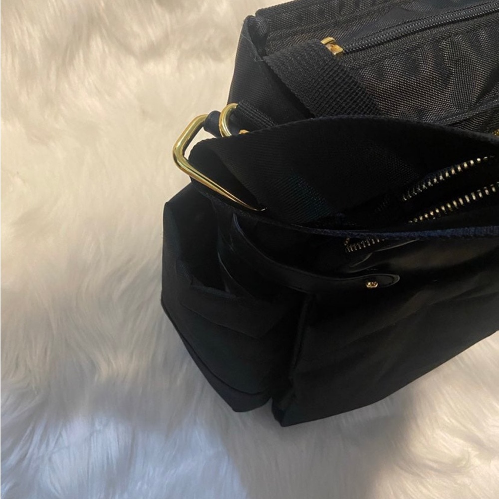 Black Skip Hop Diaper Bag Chelsea Baby Bag Crossbody Shoulder Bag - Picture 9 of 13